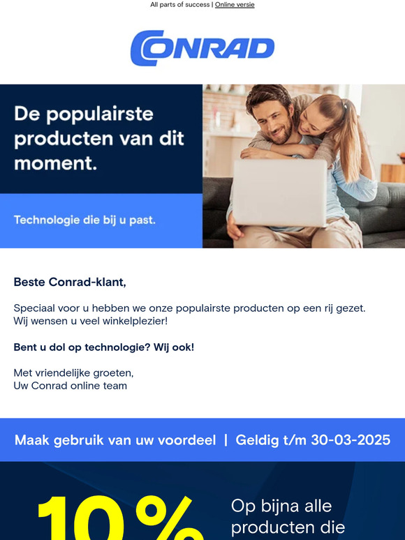 💥 Alleen vandaag nog 10% korting op bijna alles.