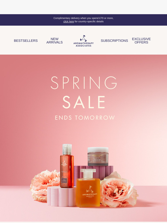 Hurry, Spring Savings End Tomorrow!