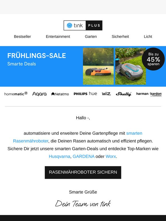 🍃 Dein Rasen, smart gemäht