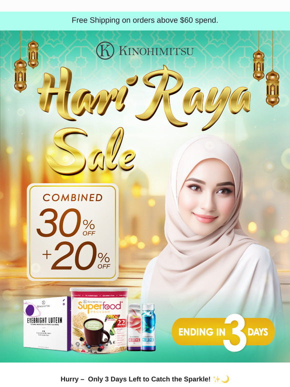 30% Off – Raya Sale Just 3 Days Left! 🌙✨