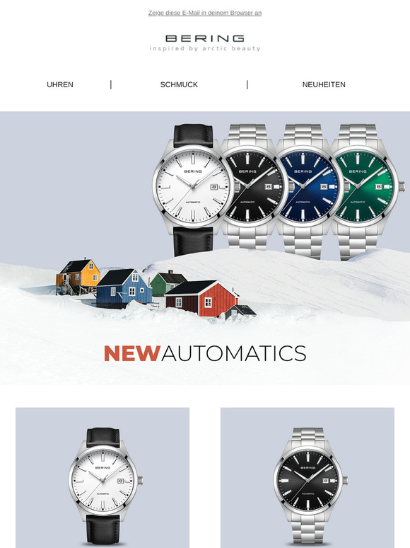 Die neuen BERING Automatik-Modelle ⌚✨