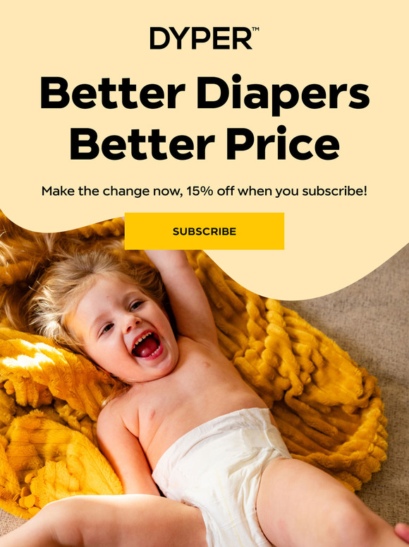 Change to the Better Diaper Now - At the Best Price Ever!