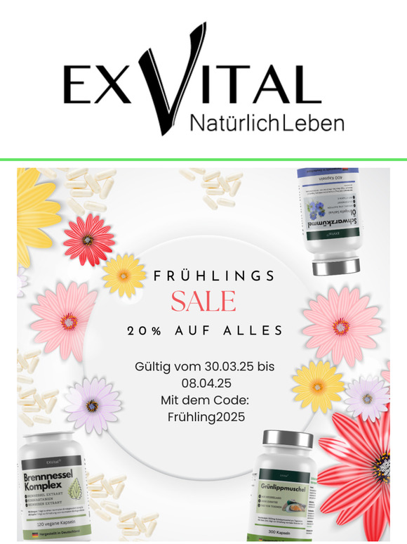🌼 🌸  20% auf alles - Frühling Sale