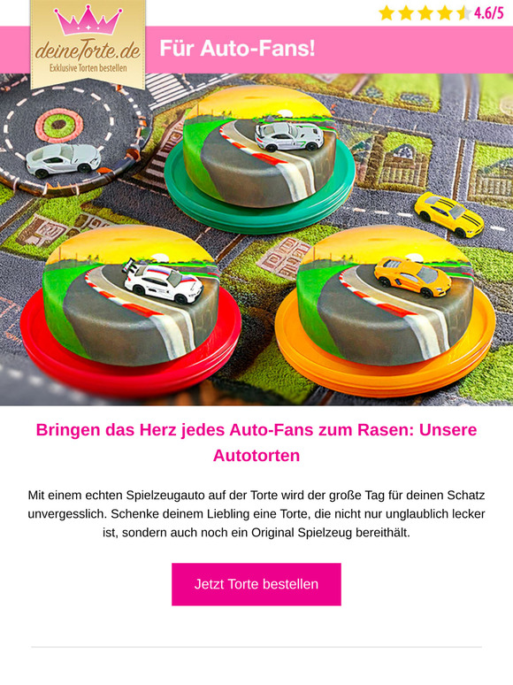 Neu: Auto-Torten 🚗💨