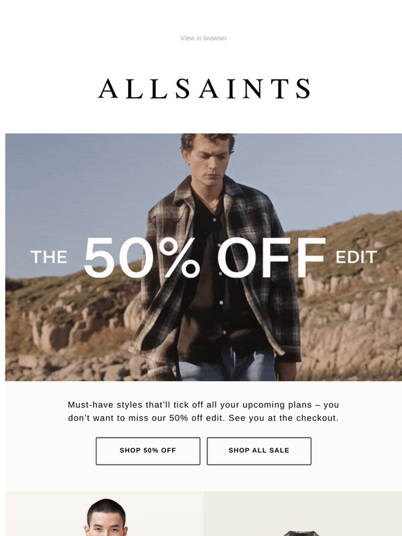 SALE: The 50% Off Edit
