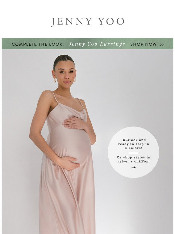 jenny yoo maternity bridesmaid dress Priya Maternity  Jenny Yoo