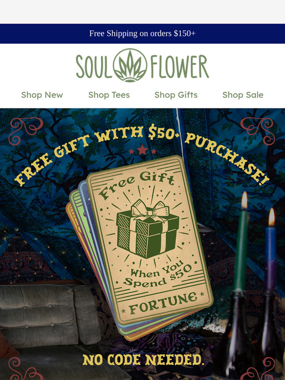 Free Gift with Every Order $50+