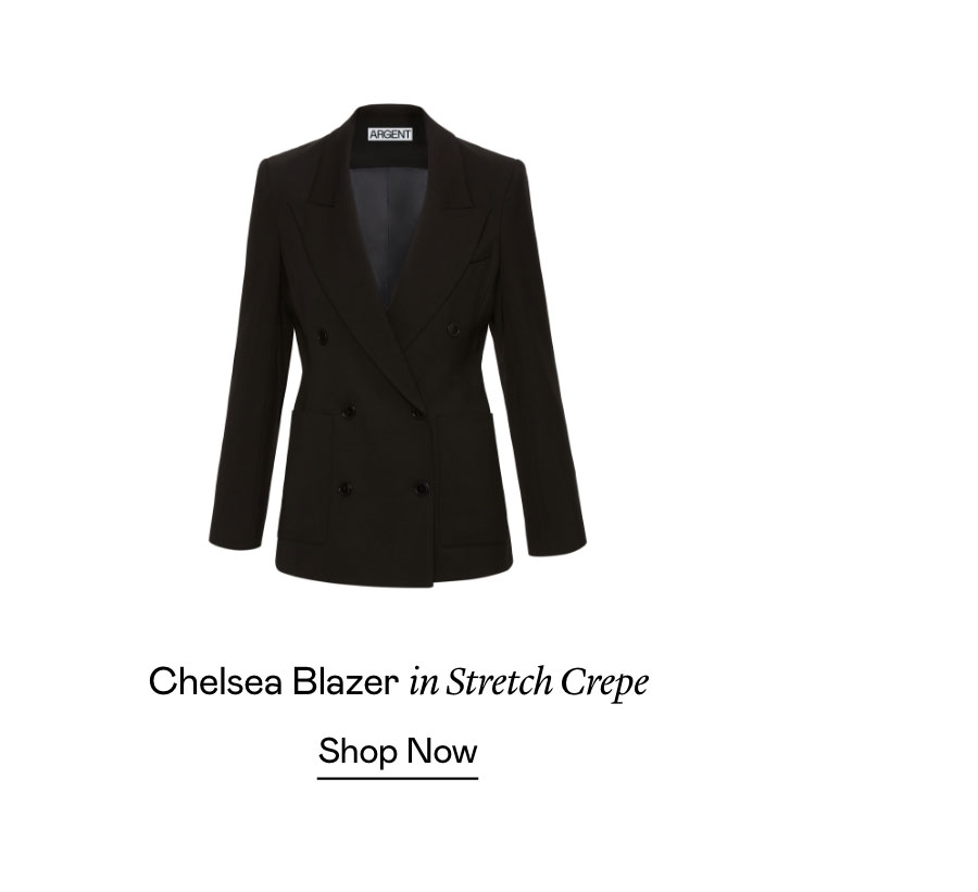 Chelsea Blazer in Stretch Crepe