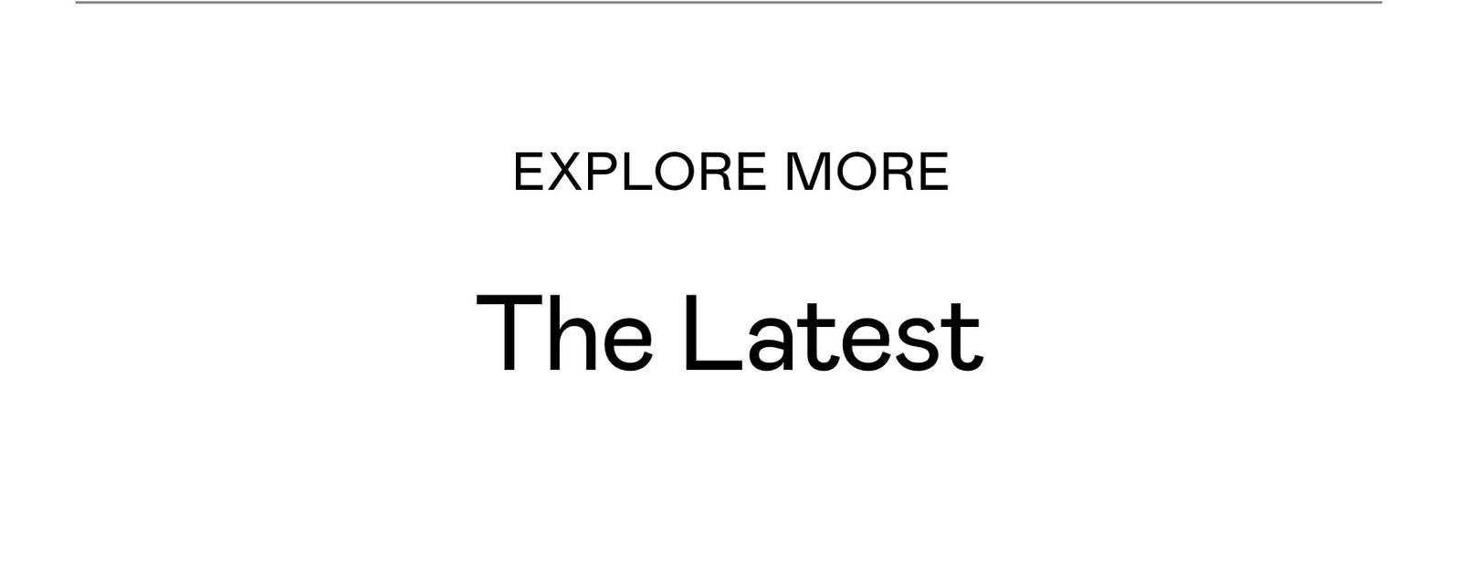 Explore More: The Latest