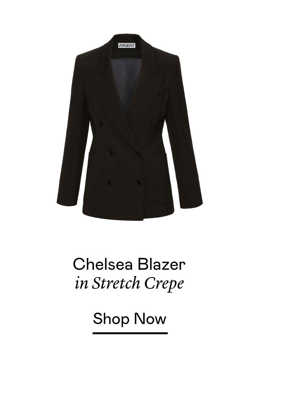 Chelsea Blazer in Stretch Crepe