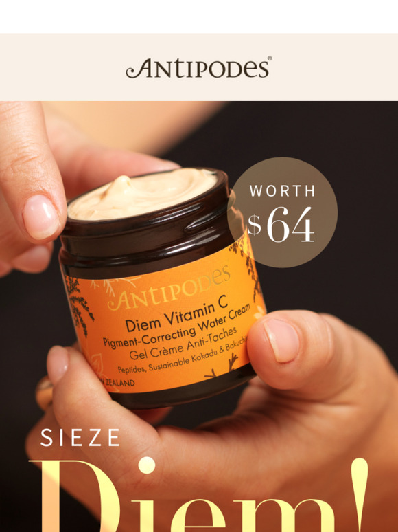 Sieze Diem! Your gift with purchase...