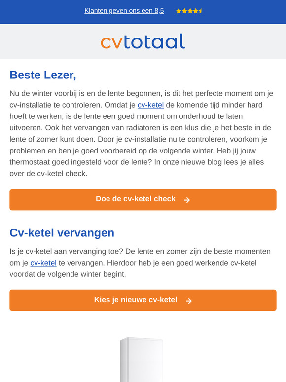 Tijd voor de cv-ketel check!