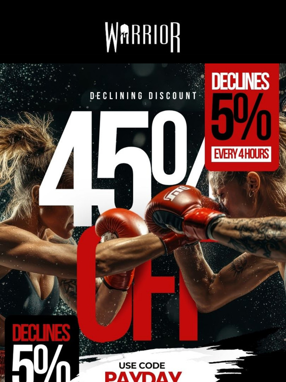 45% Off Starts Now, But Not For Long!