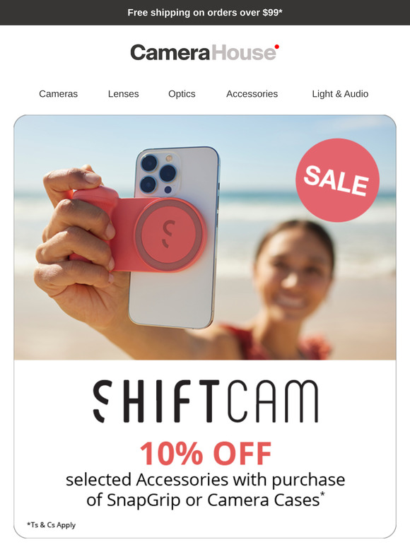 Snap, Shoot, and Charge with Shiftcam | Limited-time 10% off accessories