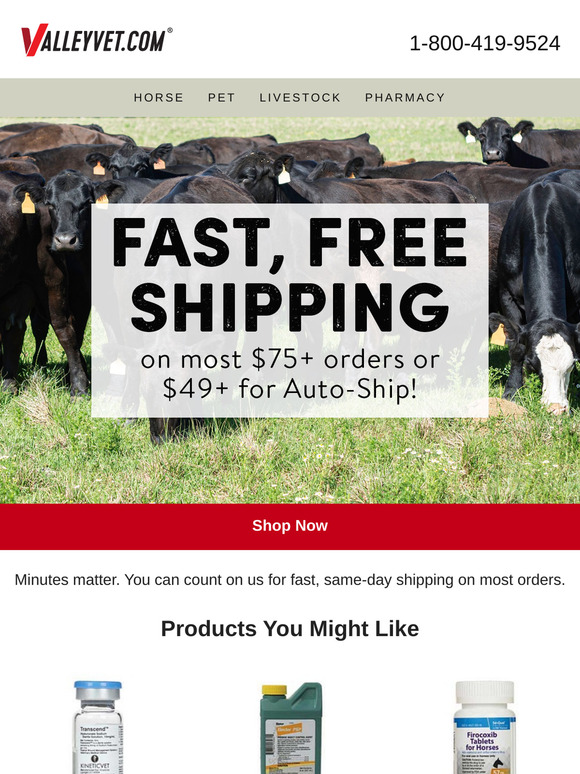 Get Free Shipping on most $75+ Orders!