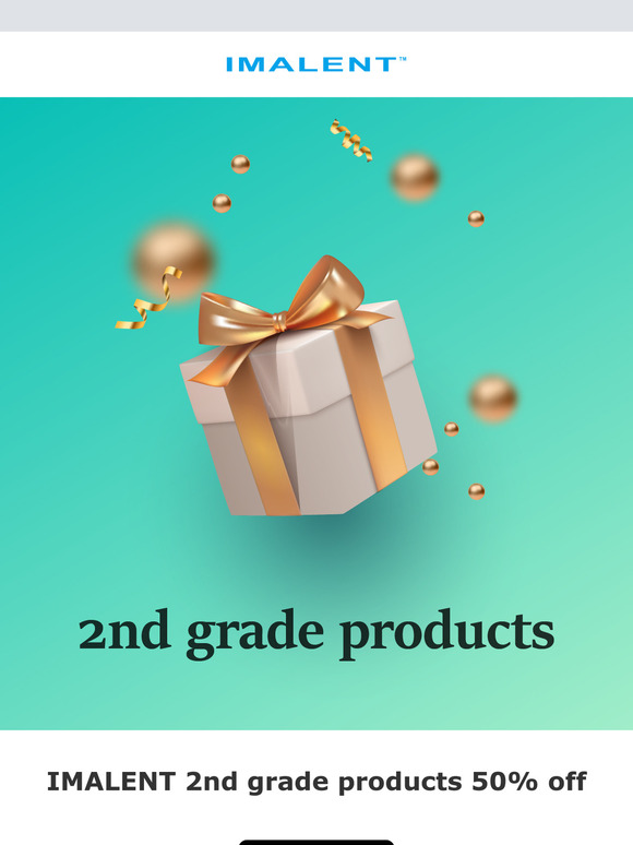 IMALENT 2nd grade products 50% off
