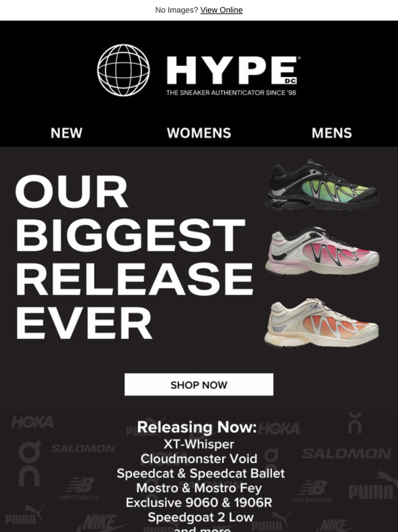Live now: 40+ sneaker releases