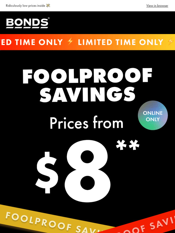 Not a prank! FROM $8 😇