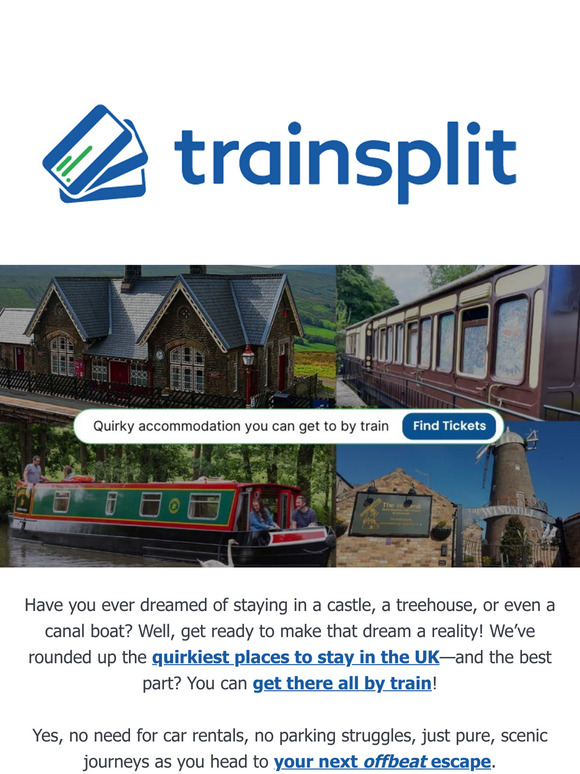 Quirky UK Stays You Can Reach by Train! 🏰🌳