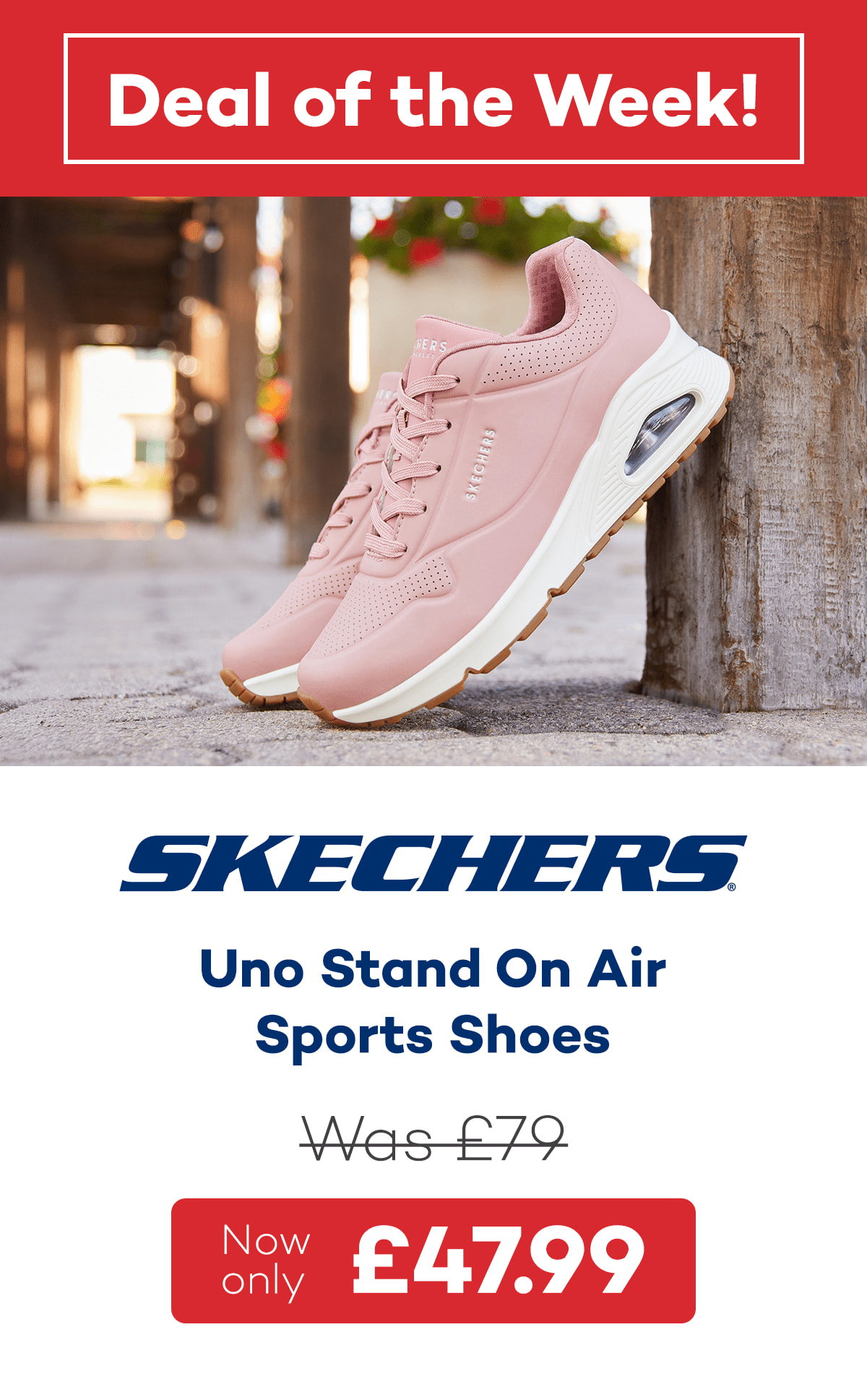 Skechers Uno Stand On Air Sports Shoes £47.99 £79.00 Save £31.01