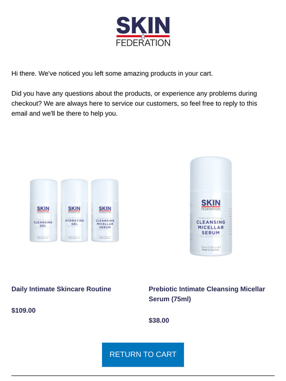 Items in your cart could be on the way.