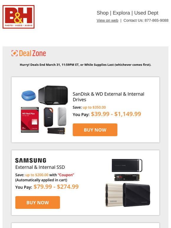 World Backup Day Deals: Save Big on SanDisk, WD, Samsung, Glyph, LaCie, Synology, Lexar & More!