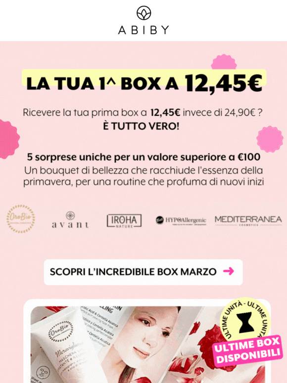 ⚡️ULTIMO GIORNO: Box Marzo a soli 12,45€