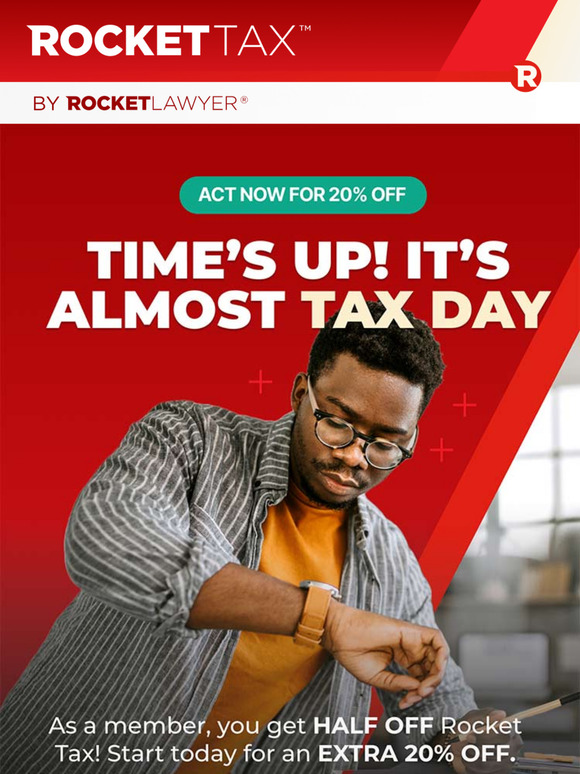 💸 Get an extra 20% off Rocket Tax! 