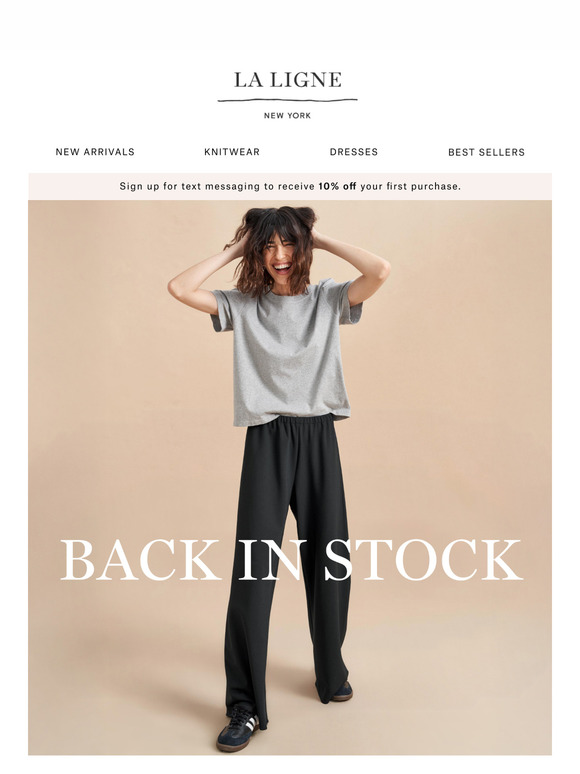 BACK IN STOCK