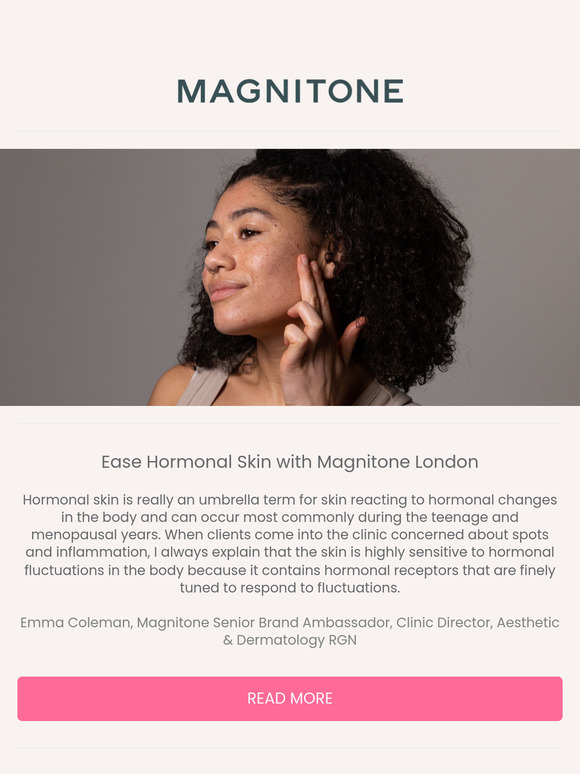Ease Hormonal Skin with Magnitone