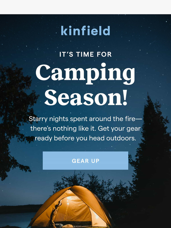 It’s camping season 🏕✨