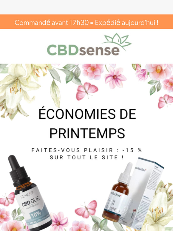 🌷SPRING SALE: Aujourd'hui seulement : 15% de réduction sur tout !
