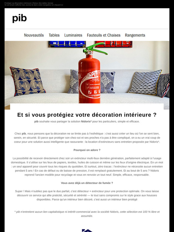Protégez votre décoration intérieure