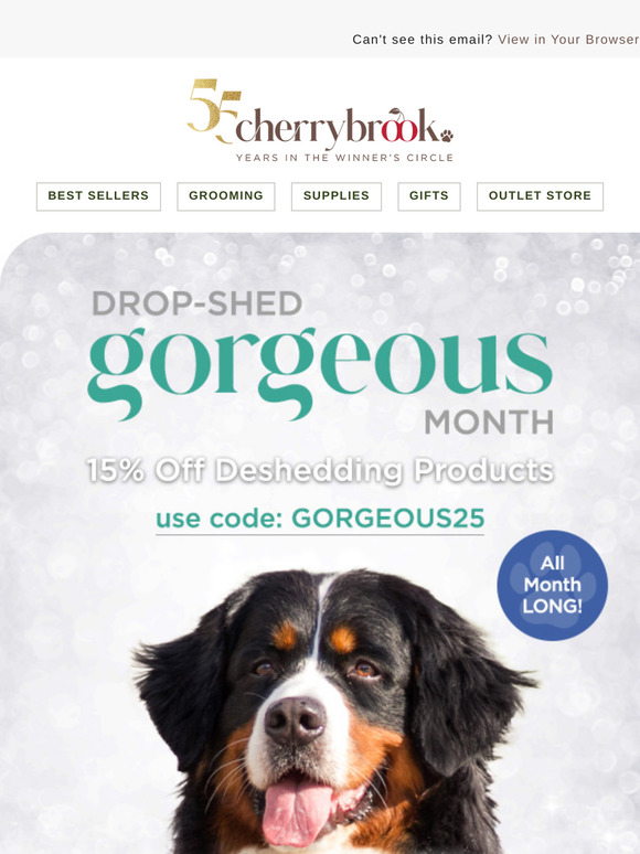 Last Chance To Save 15% on Deshedding Products