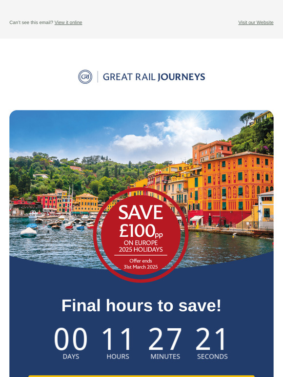 Final hours! Savings end midnight