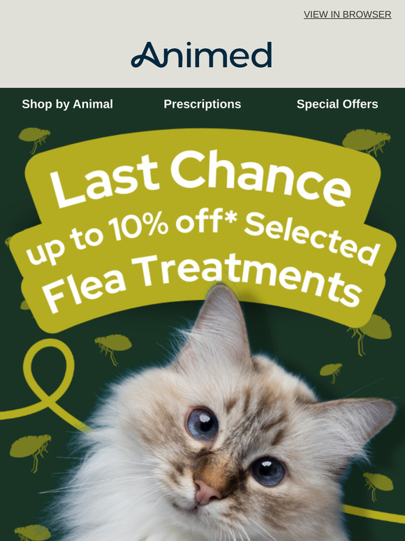 Flea and Tick Sale Ending!