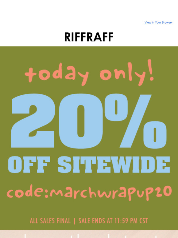 20% OFF SITEWIDE ‼️👀
