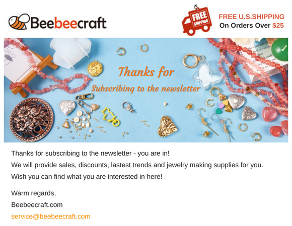 Ready to twinkle with BeebeeCraft jewelry and charms ?