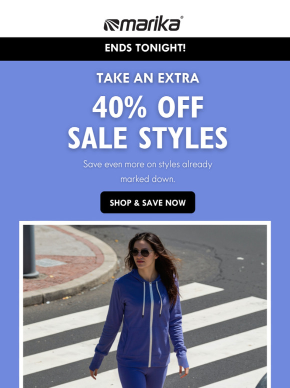 Going, Going... Almost Gone! 40% Off Sale Styles Ends Tonight