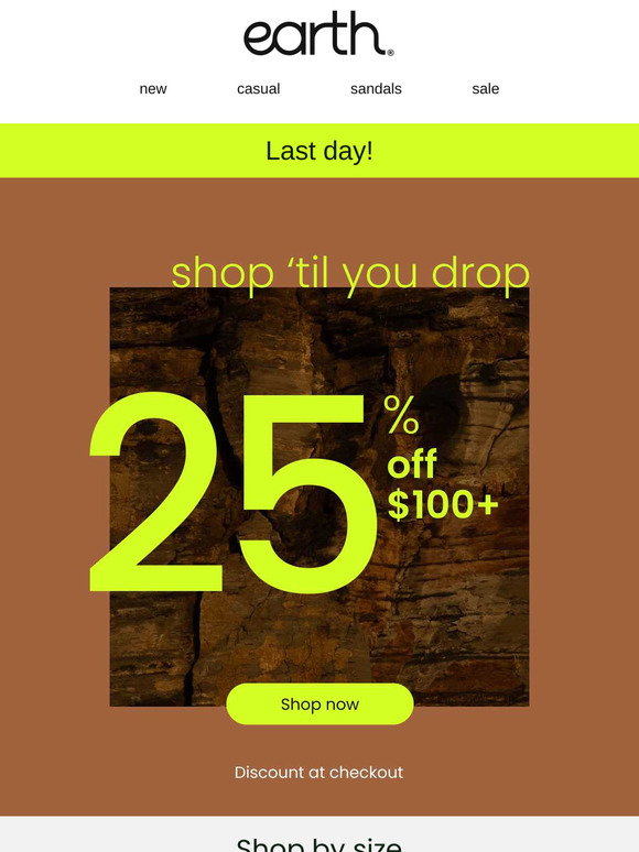 Last Chance to Save 25% OFF