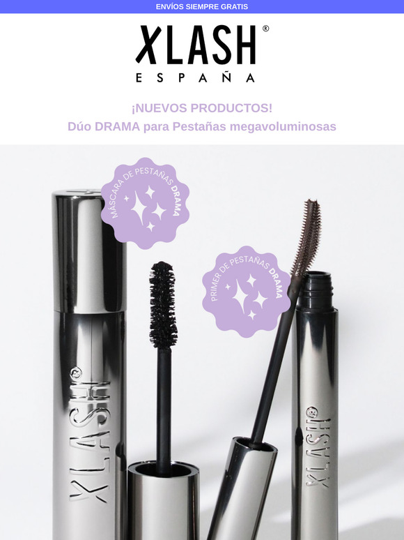 ¡Nuevos productos! 🖤 Dúo para Pestañas DRAMA 🖤 ¡Prepara, potencia y consigue unas pestañas megavoluminosas!