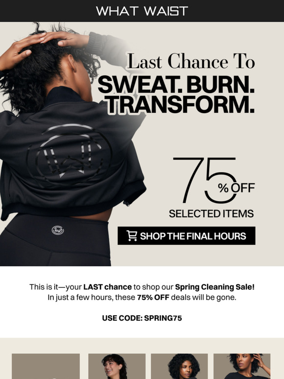 FINAL DAY: 75% OFF Ends Tonight!