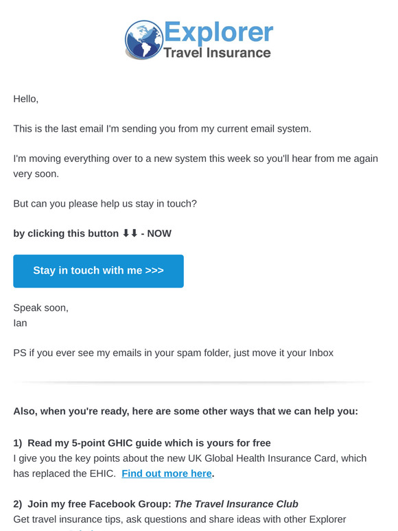 my last email.