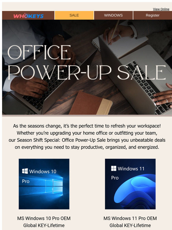 Office Upgrade Alert: Power Up for the New Season.