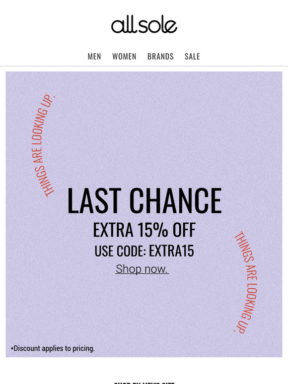 Ends midnight | Extra 15% off sale