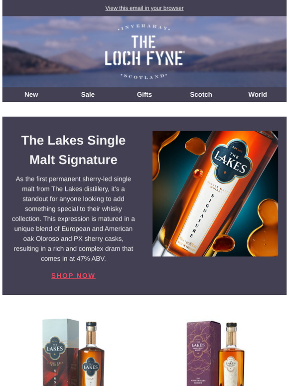 A brand new expression from The Lakes Distillery