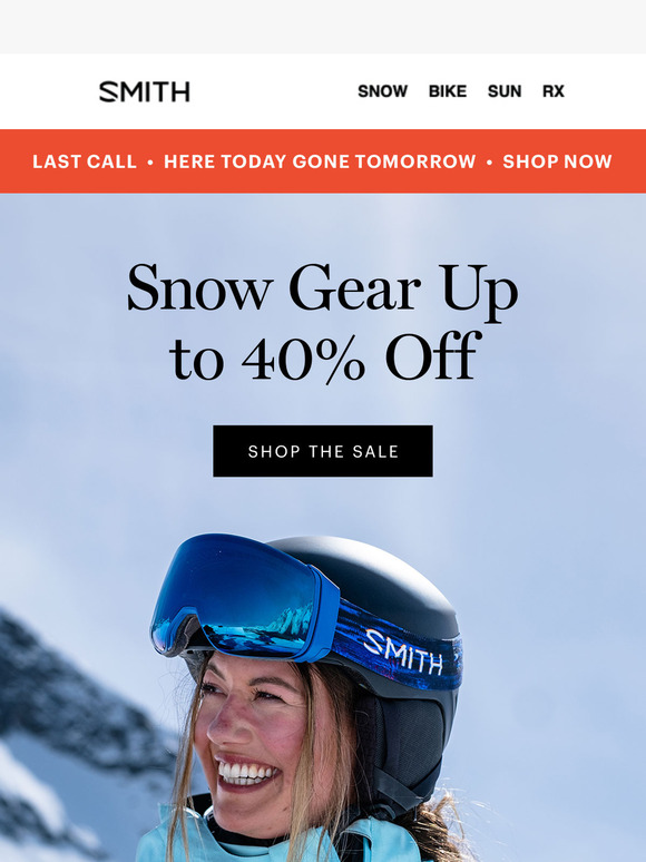 ⚠️ Last Chance ⚠️ Up to 40% Off Snow Gear