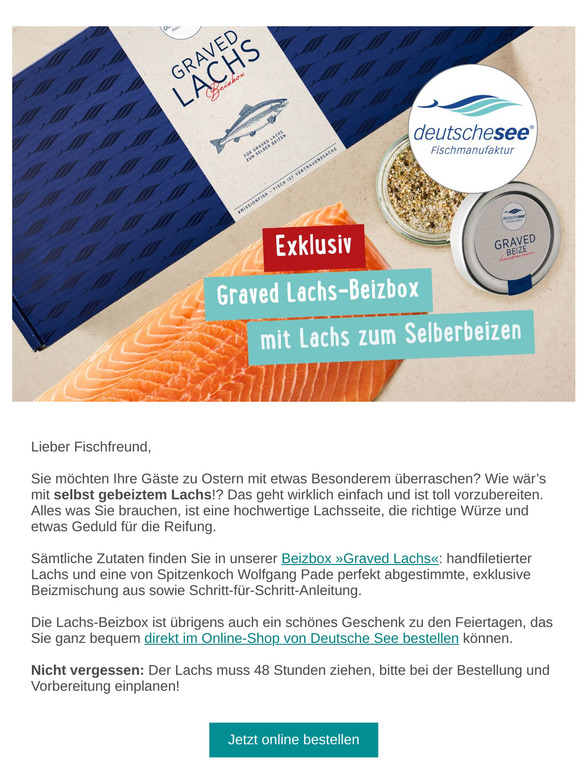 🐟 Graved Lachs zu Ostern selbstgemacht