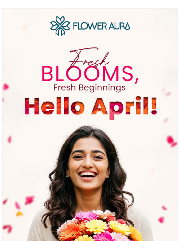 Start April with Fresh Flowers
