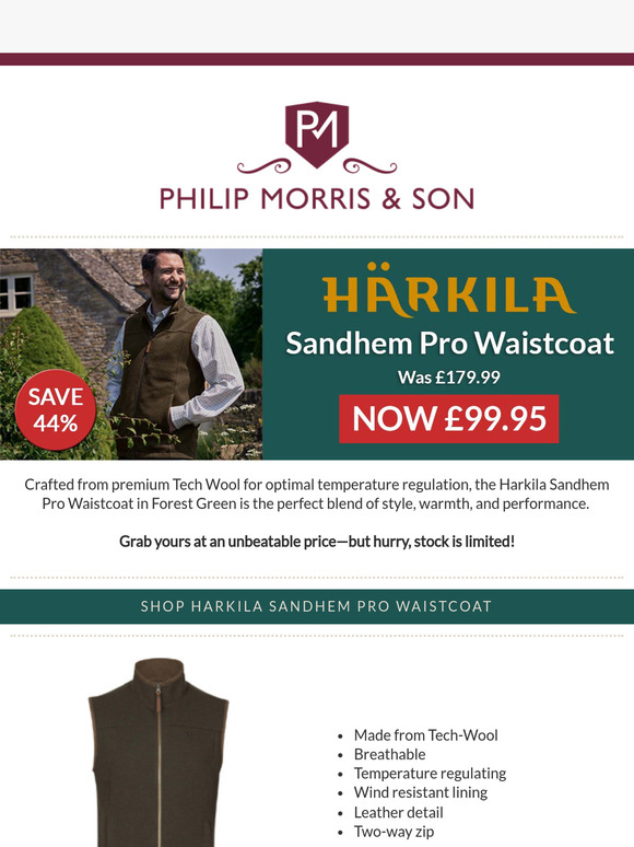 Unmissable Offer: 44% Off Harkila Sandhem Pro Waistcoat